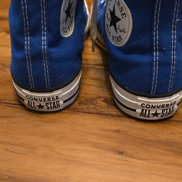 Converse Blue High-Top Sneakers - Picture 6 of 8